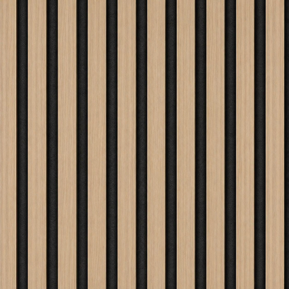 Panel Ripado Acústico de Madera para Paredes 270x110 cm