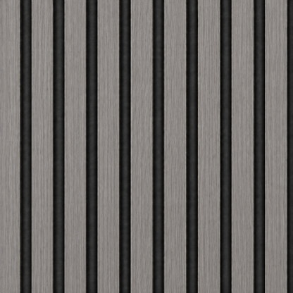 Panel Ripado Acústico de Madera para Paredes 270x110 cm