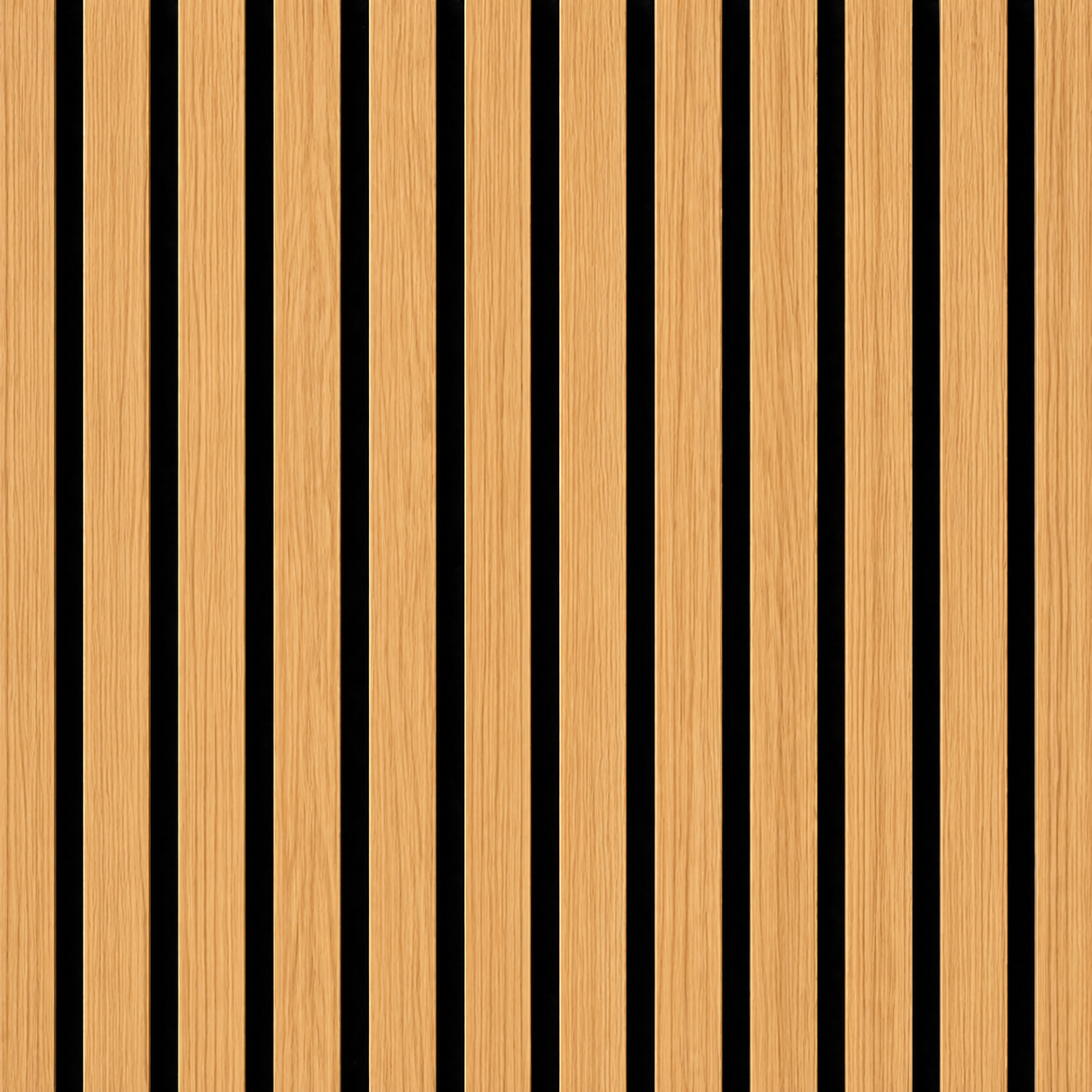 Panel Ripado Acústico de Madera para Paredes 270x110 cm